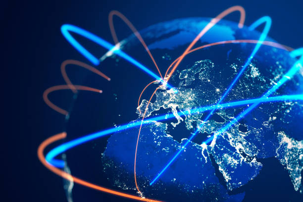 Globo terrestre futurista